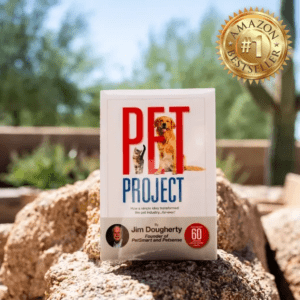 Pet Project book with gold bestseller seal